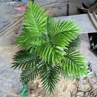 Palma Artificial de 82cm Planta Falsa Talla Alta Ramo Tropical de Monstera - details 2