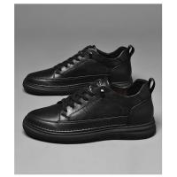 Primavera otoño zapatos de aumento interior para hombres zapatos deportivos casuales de cuero zapatos invisibles de aumento de altura hombres elevador deportivo 8CM - details 12