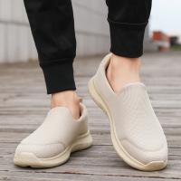 Zapatos de malla ligeros y transpirables para hombre, zapatillas informales antideslizantes para caminar al aire libre, zapatos de conducción, talla grande - details 26