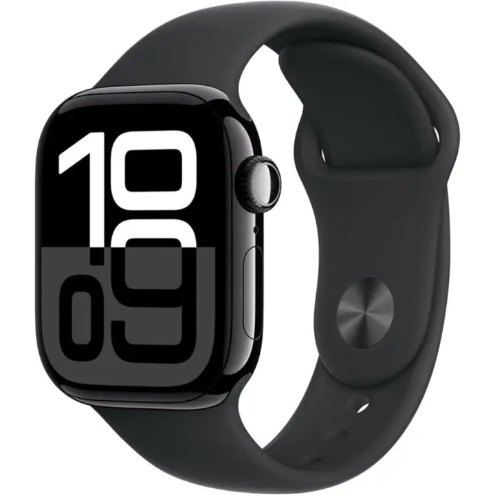 Apple Watch Series 10 GPS Cellular 42 mm Aleación de aluminio y correa deportiva negra - Talla S/M - 1