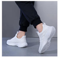 nable Deportes transpirables para hombres y mujeres, correr ligero con suela suave, zapatos casuales simples de color sólido - details 17