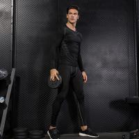 Mallas de compresión para hombre, mallas deportivas para correr, gimnasio, baloncesto, Licra, entrenamiento, Fitness, pantalones de ejercicio - details 4