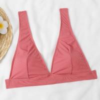 Conjunto de Bikini de Cintura Alta de V-Neck Sexy Traje de Baño de Push Up Negro para Mujeres - details 14