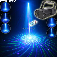 Proyector de Patrones de Láser Remoto ESHINY MINI Azul y Verde para DJ Dance Disco Bar Fiesta de Navidad con Efecto de Iluminación de Escenario T177N8 - details 2