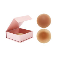 Pegatinas autoadhesivas de silicona pura para el pecho, sin pegamento, con sentido cálido, en stock, caja de succión magnética, entrega directa - details 2