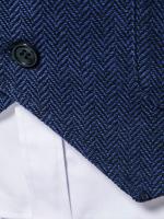 Chaleco elegante en espiga para hombre, para banquetes de negocios y bodas, chaleco informal elegante y cómodo para hombre - details 11
