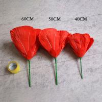 NUEVA flor artificial de 40 cm, tamaño grande, 40 cm de largo, flor de peonía artificial, rama de rosa de espuma PE, simulación de jardín de rosas - details 14