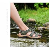 Zapats Casuales de Verano para Hombres y Mujeres  Sandalias Transpirables con Suela Gruesa y Cierre de Punta Aqua para Senderismo y Pesca - details 14