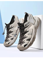 Sandalias de cuero de vaca de verano Tamaño grande para hombres Estilo casual de playa - details 7