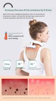 Dispositivo de masaje TENS para cuello y hombros, masajeador muscular de compresión caliente de 6 pulsos, tratamiento de relajación de Espondilosis Cervical - details 6