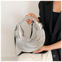 Nuevo Bolso de mano tejido a mano para pan y fideos, con cable eléctrico, para hombro, - details 14