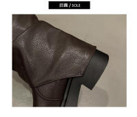 Botas altas para mujer Primavera-verano 2025 Estilo botines ajustados versátiles - details 1