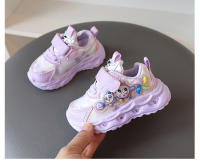 Primavera y otoño nuevos zapatos deportivos para niños princesa de dibujos animados LED luminosos compañeros de clase de 1 a 5 años niñas zapatos deportivos y de ocio - details 11
