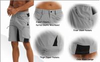 MAGCOMSEN pantalones cortos Cargo de verano para hombre, Shorts ligeros de secado rápido con múltiples bolsillos para trabajo Ripstop - details 1