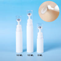 Botella con rodillo para crema de ojos, rellenable, vacía, con bola de acero, suero, loción, aceite esencial, contenedor de almacenamiento de cosméticos, 5/10/15ml - details 0