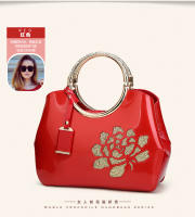 2025 nuevo bolso de charol rojo de moda bolso de mujer cáscara de cuero brillante bolso de mujer bolso de mensajero de hombro - details 13