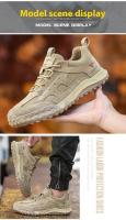 Zapatos de seguridad para hombre, anti-perforación, anti-desgarro, para construcción, trabajo seguro, con placa de acero, aislados, deportivos. - details 16