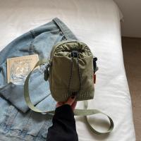 Bolso cruzado ligero para mujer, bolsa para botella de agua con cordón ajustable, estilo coreano, Color sólido, bolso pequeño para teléfono móvil, viaje - details 5