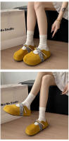 Zapatos Planos para Mujeres Versátiles de Moda Primavera-Otoño 2025 Estilo Mary Jane con Suela Redonda y Boca Poco Profunda - details 8