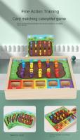 Juego Montessori de clasificación de colores para niños, juego de gusanos de captura, juguetes educativos tempranos para el - details 4