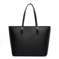 Bolsos de Mujer, Universidad Mujer,Grande para Portatil 15,6 Pulgadas, Tote Shopper,de Hombre, Cuero Impermeable Negro - details 0