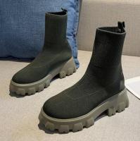 Zapatillas de mujer, botines tipo calcetín sin cordones, talla grande, , nuevas - details 5