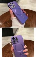 Fundas magnéticas de lujo para MagSafe con película de lente para iPhone 15 14 13 12 11 Pro Max Plus, funda mate a prueba de golpes, accesorios - details 7