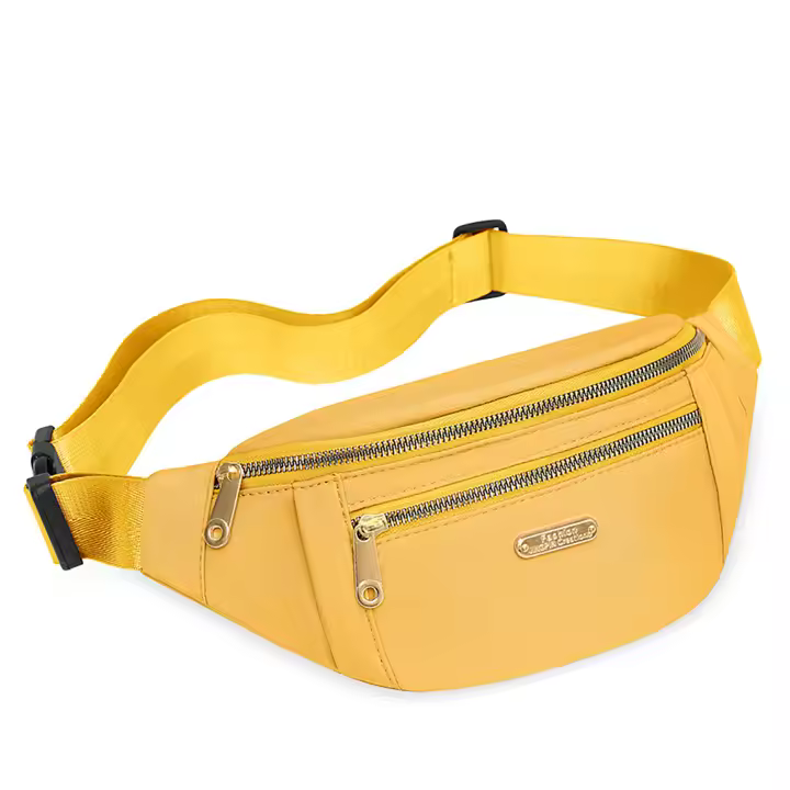 Riñonera sencilla y versátil, bolso de hombro ligero con bolsillos para senderismo, mping y viajes - 1