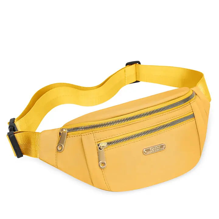 Riñonera sencilla y versátil, bolso de hombro ligero con bolsillos para senderismo, mping y viajes - 1