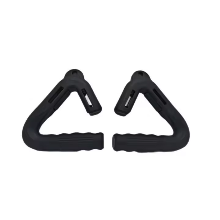 1 par de mangos triangulares de agarre vertical para fitness 90 °   con orificio para cuerda pórtico mango vertical antideslizante multifuncional - 1