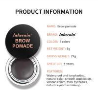 Pomada para cejas potenciadores de larga duración impermeable cejas pomada textura tinte para cejas potenciadores para mujeres cosméticos para cejas - details 7