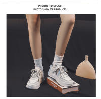 Zapatos blancos pequeños zapatos de punta baja mujeres plataforma zapatos de aumento de altura sensación de diseño versátil zapa - details 13