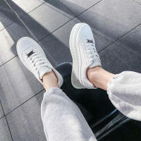 Con suelas gruesas y crecientes, zapatos blancos pequeños 2025 nuevo estilo Muffin zapatos casuales, zapatos de mujer. - details 5