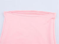 OUWU- Verano 2025 Nueva Camiseta Sin Tirantes Con Cuello Recto Y Estampado De Cereza Ajustada Dulce Y A La Moda - details 9