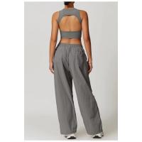 Chaleco de yoga sin mangas con cuello halter para mujer Chaleco deportivo ajustado con cuello halter - details 11
