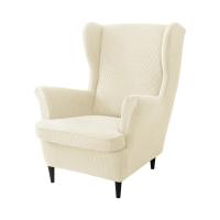 Cubierta de Silla de Ala Inclinada Elástica Vellón Polar Rey Cubierta de Sofá con Almohada - details 13