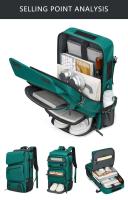 Mochila de viaje, bolso, senderismo de moda, bolsa de equipaje de viaje deportivo y de ocio - details 4
