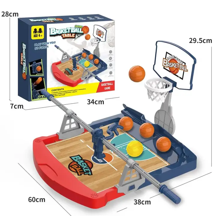 Juego de Baloncesto de Mesa para Niños Diversión Deportiva para Familia - 1