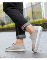 Dude Same Canvas Casual Zapatos de conducción de tela Lefu para hombre grandes - details 41