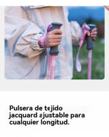 Bastones senderismo niños bastones trekking exterior aleación aluminio ultraligero telescópico escalada senderismo bastón - details 7
