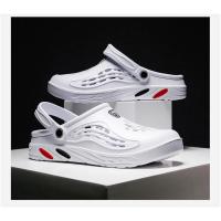 Sandalias ligeras de EVA para hombre, zapatos informales con agujeros, zuecos para amantes del jardín en casa, zapatillas planas de playa al aire libre, talla grande 49 - details 11