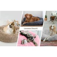 Cama redonda para mascotas, nido de felpa de muchos colores, sofá cálido para dormir para perros, 40-90cm, Invierno - details 7
