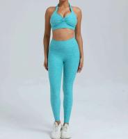 Leggings de dos piezas con espalda en V, gimnasio Tre, conjunto de entrenamiento para correr, ropa deportiva para mujer, traje de yoga - details 28