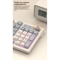 El nuevo K98 teclado bluetooth inalámbrico recargable sensación mecánica hombres y mujeres ordenador tableta oficina juego luminoso - details 8