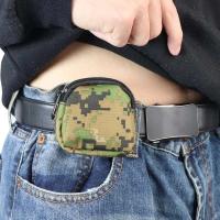 Mini cintura de nailon 1000D para acampar al aire libre, senderismo, Traveg, para hombres y mujeres, monedas, tarjetas, llaves, almacenamiento de dinero, bolsas de seguridad - details 5