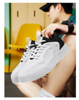 Zapatos De Tablero Versátiles, Zapatos Blancos De Moda Transpirables Para Hombres, Zapatos Deportivos Casuales De Suela Gruesa Que Aumentan - details 7