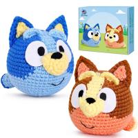Kit de crochet para principiantes, kit de crochet para principiantes para adultos con tutoriales en vídeo paso a paso, kits de animales de crochet para bricolaje, suministros de tejer para niños (40%+ hilo) micro crochet - details 0