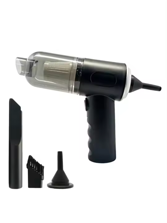 Aspiradora portátil 3 en 1: soplador y aspirador inalámbrico de mano para la limpieza de automóviles y el hogar - 1