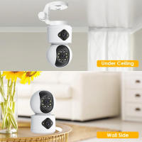 Cámara 360 grados inalámbrico WIFI HD interior inteligente Visión nocturna remoto doméstico vigilancia - details 10