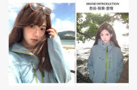 Chaqueta de exterior para mujer con capucha, unisex, resistente al viento e impermeable, abrigo de montañismo profesional - details 1